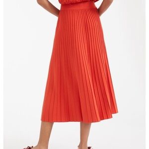 MAX MARA WEEKEND Nichel Rib Pleat Midi Skirt New knit dress w tags! Size XL